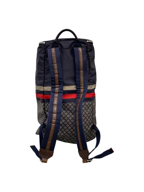 Gucci Backpack Diamante Navy Red Gray main image 7